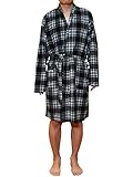 Beverly Hills Polo Men's Micro Fleece Loungewear Robe