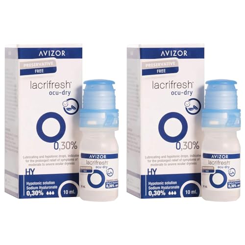 Avizor Lacrifresh OCU-DRY 0,30% - PACK 2x10ml - Gotas Oculares - Lubricación - Humectación -...