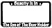 Produktbild Barnettplate frames Universal-Kennzeichenrahmen, schwarz, Kennzeichenhalter, Aluminium-Metallrahmen, Auto Auto Standard, Beauty is In The Eye of The Beer