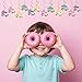 Donut Party Decorations Sweet Donut Birthday Party Decor, Assembled and Ready to Use, Grow up Donut Party Hanging Swrils 24pcs Party Streamers Kids Baby Shower Bday Party Decor Supplies