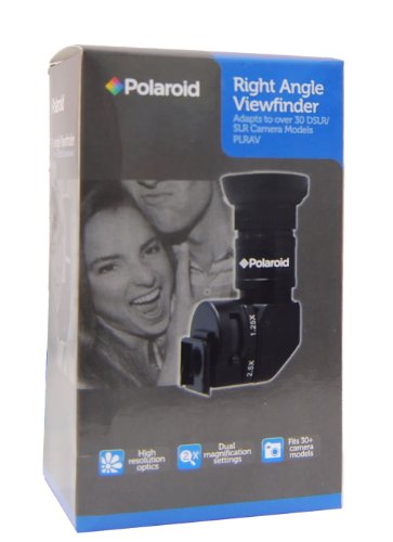 Polaroid 1X-2.5X Right Angle Viewfinder For Canon Eos, Nikon, Olympus, Panasonic, Sony, & Pentax Digital Slr Cameras #TOP4