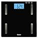 Beurer BF179 - Báscula digital diagnóstica con calculo IMC, de vidrio, pantalla LCD XXL, gran plataforma, 35 x 32.5 x 4.5 cm, 1.5 kg, color negro