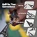 RXLUY Titanium Fishing Pliers, Premium Saltwater Fishing Gear, Tungsten Cutters, Split Ring Hook Remover, Fish Plier Holster with Retractable Lanyard, Ice Sea Fishing Kit Gifts for Men (with Lock)