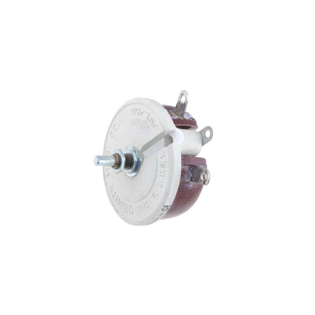 RKS1R0E Potentiometer: axial 1-Drehung 1Ω 100W 6,35mm Achse: D Schnitt OHMITE
