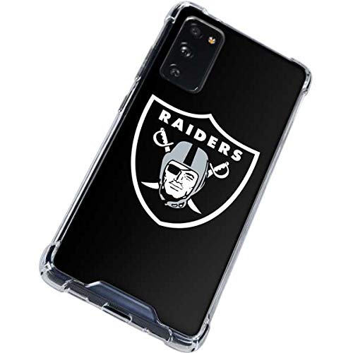 Skinit Clear Phone Case Compatible with Galaxy S20 FE - Officially Licensed NFL Las Vegas Raiders Large Logo Design