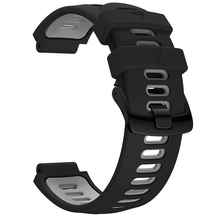 INF Strap for Garmin Forerunner 235/220/230/620/630/735XT, Silicone Replacement Watch Strap Compatible with Garmin Forerunner 235, Black