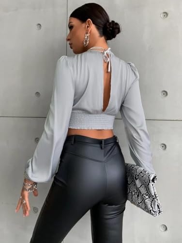 Image of KOTTY Womens Satin Full Sleeves Solid Regular Fit Top