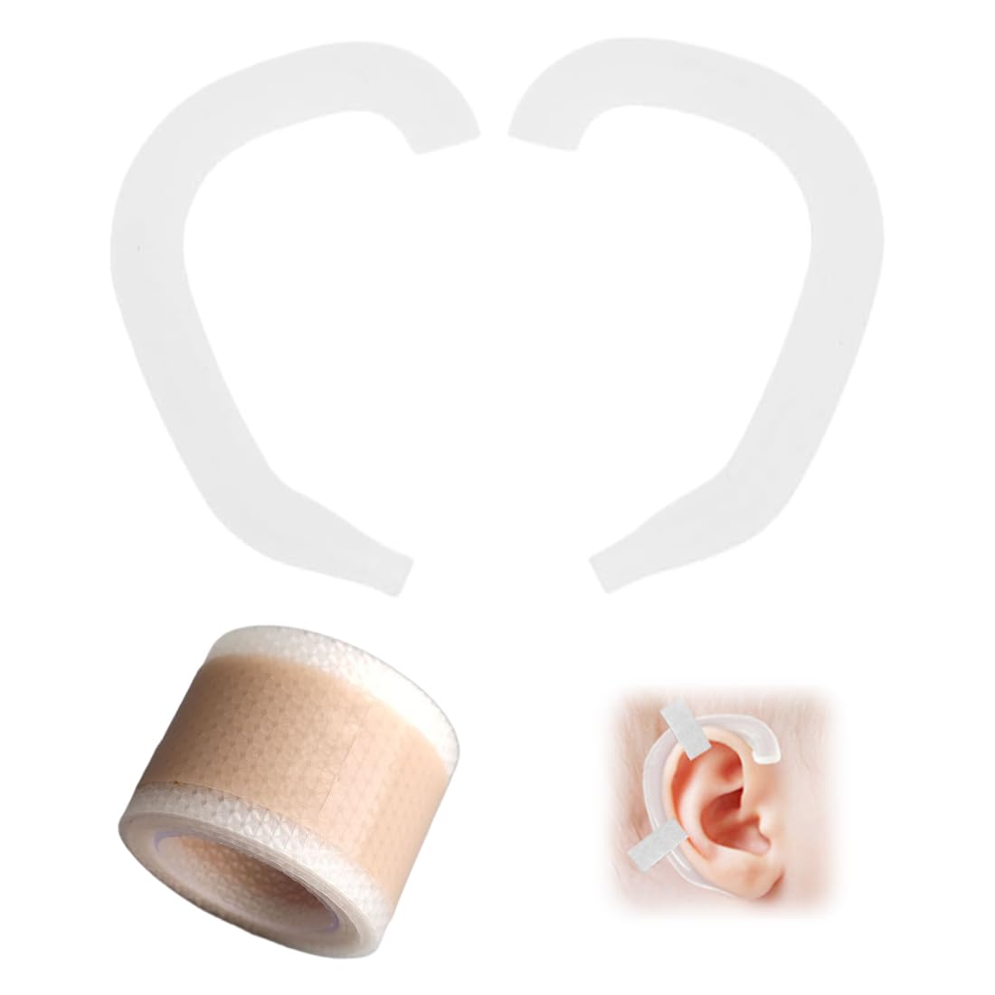 Set di Patch di Correzione del Padiglione Auricolare per Bambini Cerotti Orecchie a Sventola Correttore Orecchie Neonato Cerotti Correttore Orecchie A Sventola Per Orecchie A Sventola Neonato