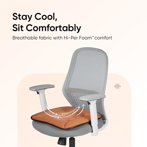 Image of Frido Slim Seat Cushion for Office Chair, Car & Wheelchair - 3cm Thin Memory Foam Cushion for Back Support & Pressure Relief - Non-Slip, Breathable Comfort Pad for Long Sitting (Tan)
