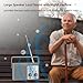 DreamSky AM FM Radio Portable - Shortwave Radio Battery Powered or Plug in Wall for Home Outdoor, Strong Reception, Large Dial Easy to Use, Digital Time Display, Transistor Antenna, Seniors Small Gfit