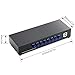 Panlong 8-Way AV Switch RCA Switcher 8 in 1 Out Composite Video L/R Audio Selector Box for DVD STB Game Consoles