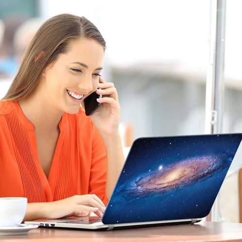 Image of Galaxsia The Universe Full Body Vinyl Laptop Skin /Sticker /Cover Upto 15.6 Inches Laptops Laminated-Removable-HD Quality Compatible for Hp-Dell-Sony-Lenovo-Asus etc.(15x10 Inches)