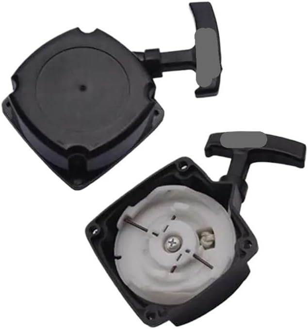 1E40F-5 Recoil Starter 4T Compatible 40F-5 430 Mower Pull Pruning Machine Rewind Spring Cover Assembly Universal(Type A Easy Start 4T)