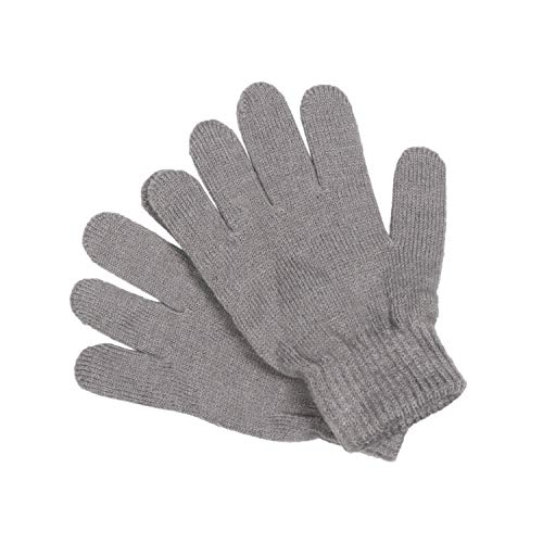 LOL Surprise Soft Chenille Winter Hat & Gloves Set for Girls with Pompom and LOL Doll Patches Grey3