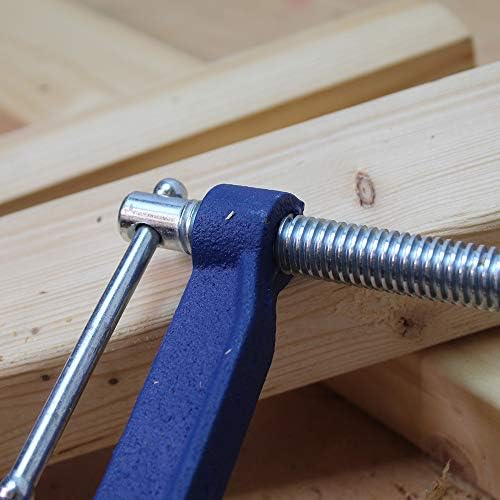 Faithfull FAIG8DT-TB 200mm 8-inch G-Clamp Deep Throat with 85mm 3-inch Cap, Multicolour