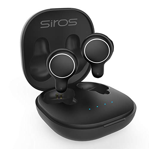 SIROS Bluetooth Earbuds Wireless Headphones 20-Hour Playtime, IPX5 Water-Resistant,TWS Stereo Calls, Microphone,