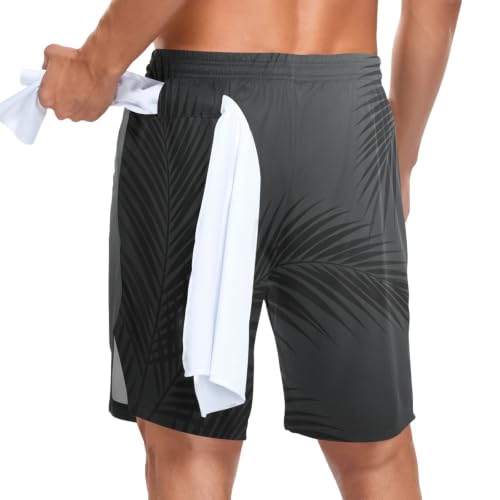 Short de sport 2 en 1 pour homme avec poche téléphone intégrée