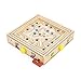 Imagen de Janod Juego Laberinto de Madera para Niños y Adultos-Juguete Tradicional-Carrera 2 Canicas de Metal Suministradas-Desarrolla la Concentración y la Habilidad-A Partir de 5 años
