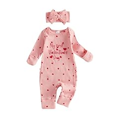 My First Valentines Baby Girl Outfit