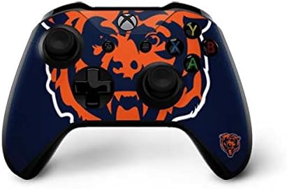 Skinit Decal Gaming Skin Compatible with Xbox One X Controller - Officially Licensed NFL Chicago Bears Large Logo Design