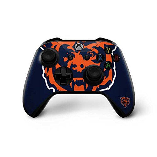 Skinit Decal Gaming Skin Compatible with Xbox One X Controller - Officially Licensed NFL Chicago Bears Large Logo Design