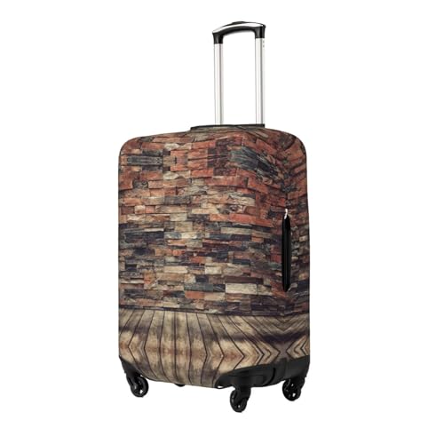 Brick Wall Print Luggage Suitcase Cover Protector Luggage Washable Covers With Concealed Zipper2
