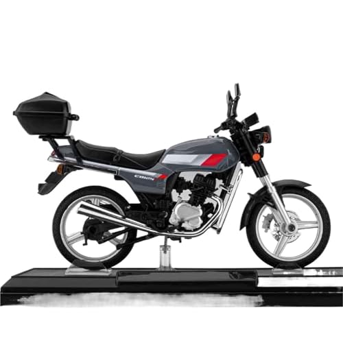 Moto en métal moulé pour GB125T miniature 1/12 avec socle