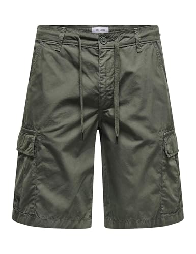 Short Cargo homme vert Kambaba ONLY & SONS Onsloc 0157 taille L
