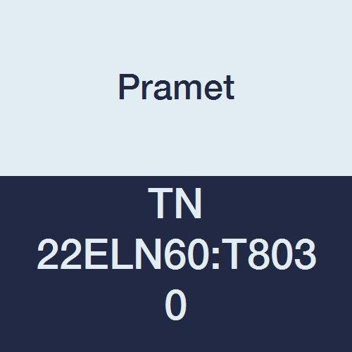 TN 22ELN60:T8030 Carbide Indexable Internal Threading Insert, Multi-Material (P30,M25,K30), Pitch 3.50-5.00 mm, 3 Cutting Edges, PVD, Use SER/L Toolholder, Gold (Pack of 5)