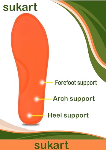 Image of Sukart Memory Foam Insole for Men and Womens