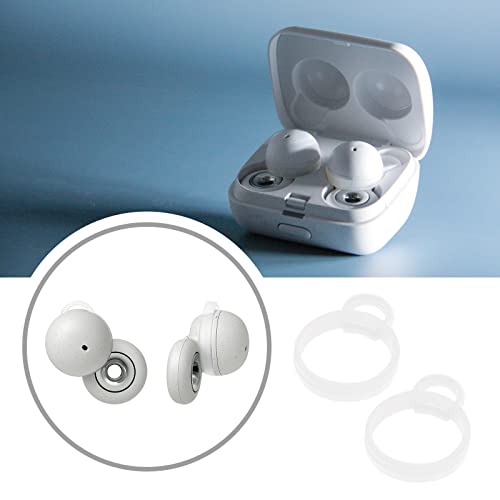 VGOL 5 works Silicone Ear Tips Compatible with Sony LinkBuds WF-L900 Earphones Ear Hooks Earbud Cap Non-Slip Earbuds Wingtips Accessories XS S M L XL 5 Sizes White - Image 2
