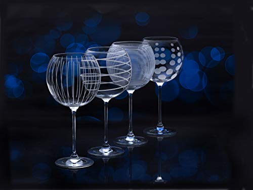 Mikasa Cheers Balloon Goblet Wine Glass, 24.5-Ounce, Set Of 4, Transparent #TOP3