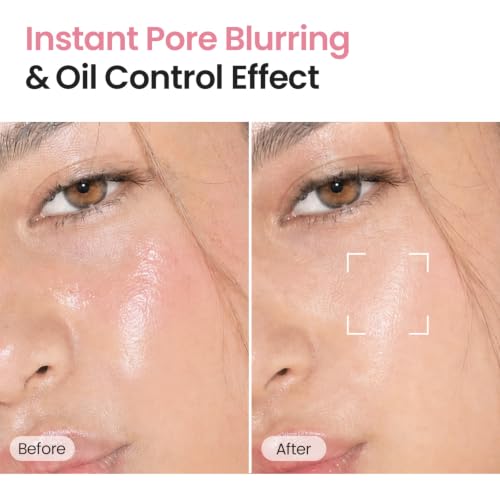 Image of SKINFOOD Peach Cotton Pore Blur Pact - Sebum Control Pack with Silky Texture - Long Lasting Makeup Fixing - Pore Primer with Mineral Powder for Oily Skin - Stocking Stuffers - Pore Quick Minimizer