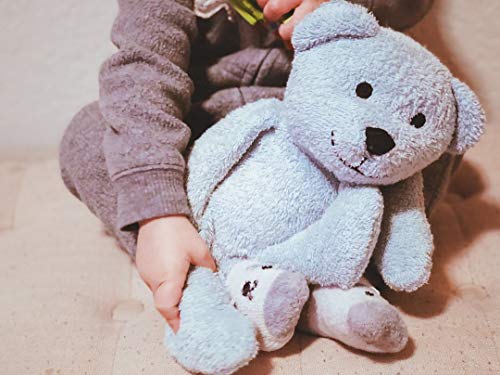 Thermal-Aid Zoo Animals - Buckley The Blue Bear - Heatable Therapeutic Stuffed Animals for Kids - Hot & Cold Therapy - Ice Pack & Heating Pack - Thumbnail 3