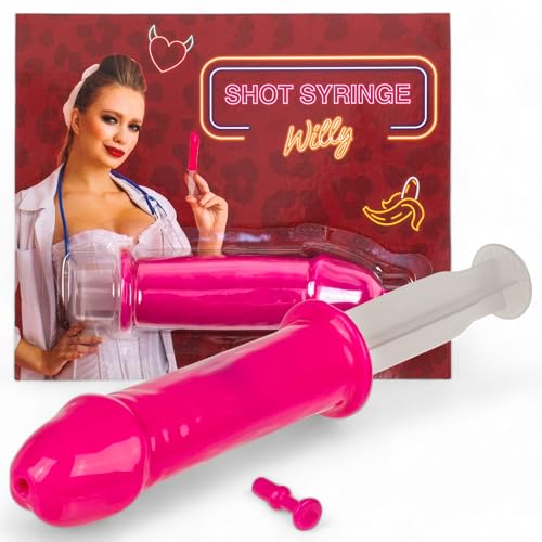 MIJOMA Shooter-Spritze in Penis-Form, 40ml, 14cm Jello Shot Spritze, auslaufsicher & wiederverwendbar, lebensmittelechtes Material, für Junggesellenabschied, Geburtstag, Party MIJOMA Shooter-Spritze in Penis-Form, 40ml, 14cm Jello Shot Spritze, auslaufsicher & wiederverwendbar, lebensmittelechtes Material, für Junggesellenabschied, Geburtstag, Party
