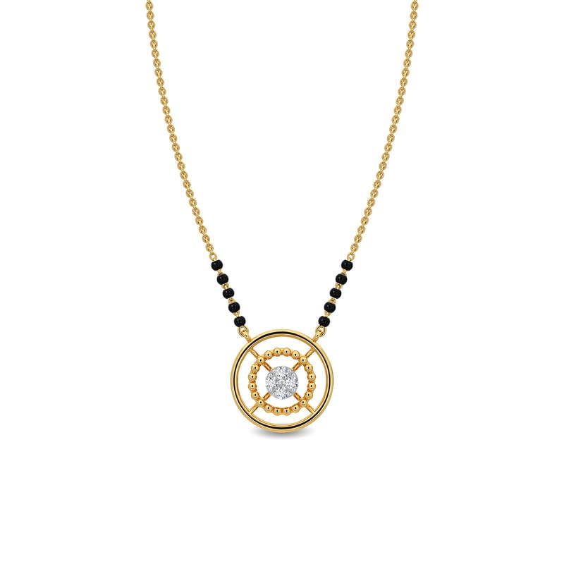 Kisna 18KT Yellow SI Diamond Gold Mangalsutra for Women | Yanisha (B0BDM75M4K) Amazon Price History, Amazon Price Tracker