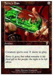 Magic: the Gathering - Feroz's Ban - Seventh Edition