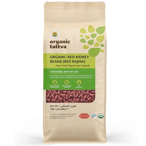 Organic Tattva Red Kidney Rajma Beans 1 kg
