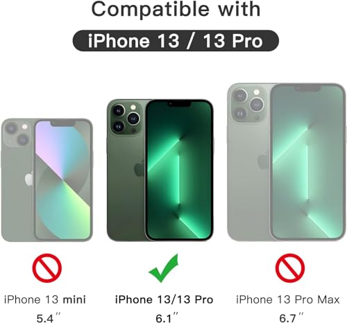 Image of vizer Military-Grade Tempered Glass Screen Protector for iPhone 13 (6.1 Inch) | 9H Hardness Gorilla Protection, HD Crystal Clear, Anti-Fingerprint, Bubble-Free Easy Installation