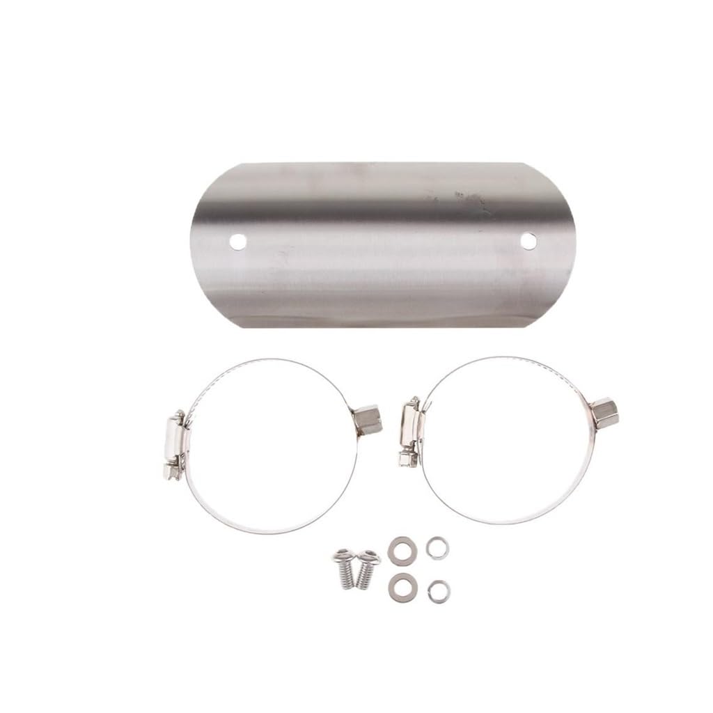 Moto Bouclier Thermique Protecteur De Silencieux D'échappement Universel pour Moto, 1 Ensemble, Protection Thermique, Couvercle Anti-brûlure pour Diamètre D'échappement De 51mm