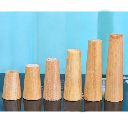 Patas de madera maciza de 5 cm para elevar sofás, sillones y mesas de centro con total estabilidad 4