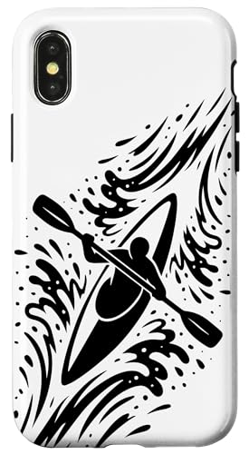 Kayak Canoes-Boat Kayaking, JbN tBbVO JbN V[JbN ނ JbN X}zP[X iPhone X/XS p