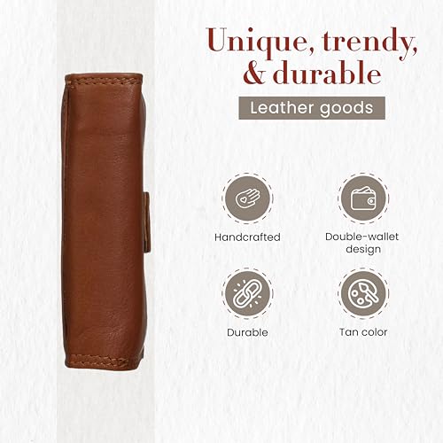 Style N Craft Full-Grain Leather Clutch Wallet for Women, RFID-Protected with Multiple Card Holders4