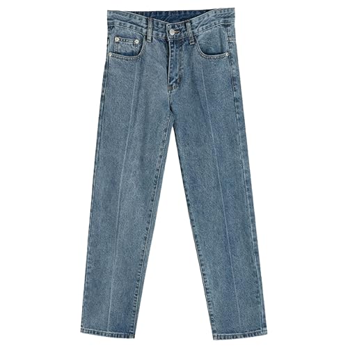 Bootcut Jeans for Men Regular Fit Classic Straight Leg Jeans with Pockets