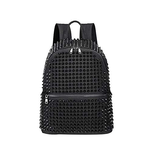 Tipo Casual Bolsas Bolsos Mochila para Mujer De Hombro con Tachuelas Lona para Estudiantes