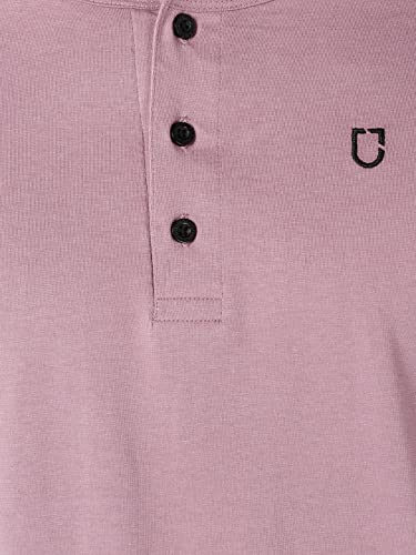 Image of Urbano Fashion Men's Solid Henley Neck Slim Fit Full Sleeve Cotton T-Shirt