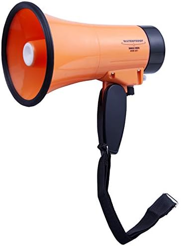 旭電機化成(Asahi Denki Kasei) 防雨 ハンドメガホン AHM-201 オレンジ 径14×長さ20.5×把手部11cm