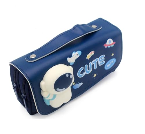 Image of DEOXY Cute Big Cartoon Theme Plastic Pencil Case-3D Eva Pencil Case Pouch, Multipurpose Zipper Pencil Case for Kids, Pen & Pencil Bag for School Kids (Cute Big)