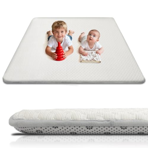 Alfombra Bebe Acolchada Transpirables, Tapete Actividades Bebe Gruesa