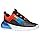 Geox J ACTIVART ILLUMINUS, Scarpe da Ginnastica, Black/Lt Red, 38 EU